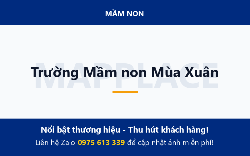 Trường Mầm non Mùa Xuân