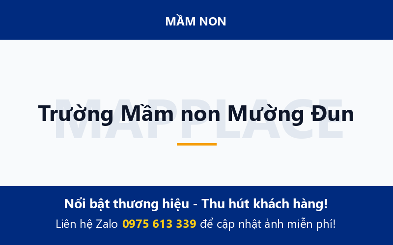 Trường Mầm non Mường Đun