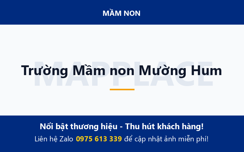 Trường Mầm non Mường Hum