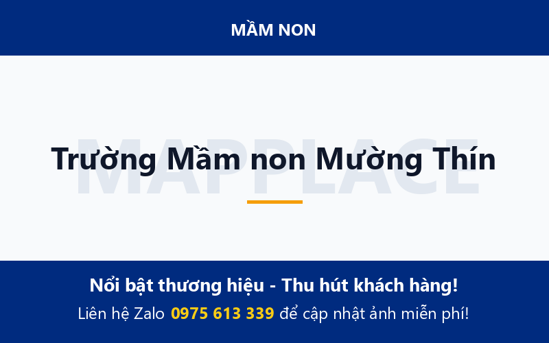 Trường Mầm non Mường Thín