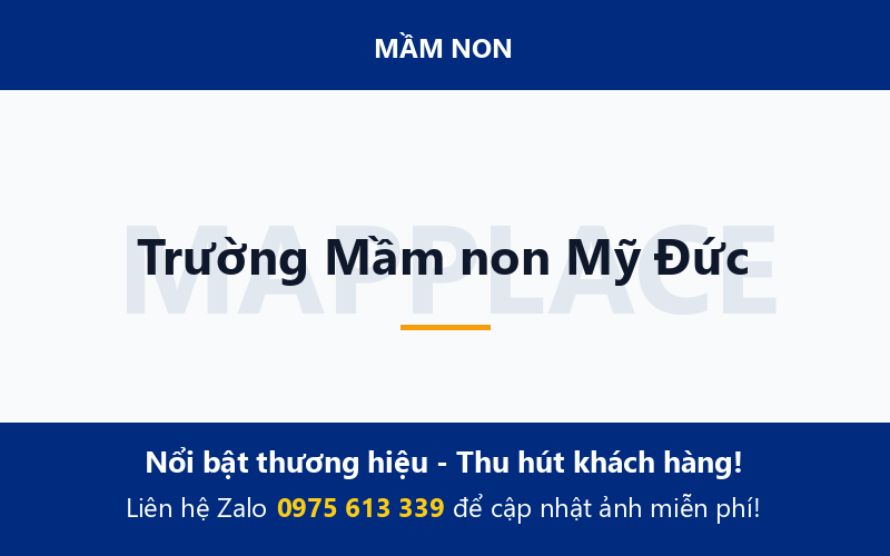Trường Mầm non Mỹ Đức