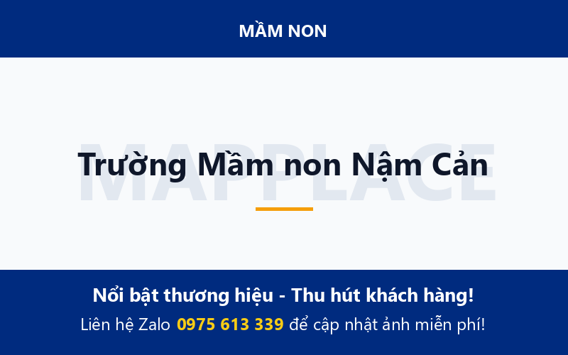 Trường Mầm non Nậm Cản