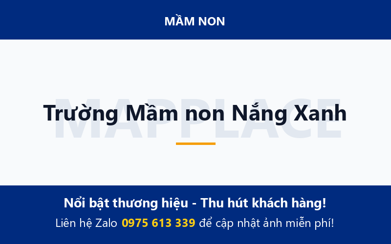 Trường Mầm non Nắng Xanh