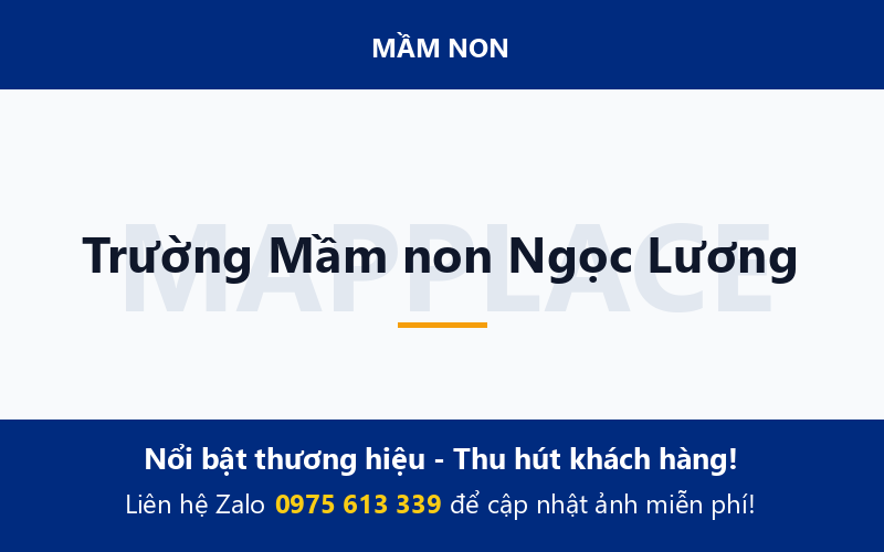 Trường Mầm non Ngọc Lương