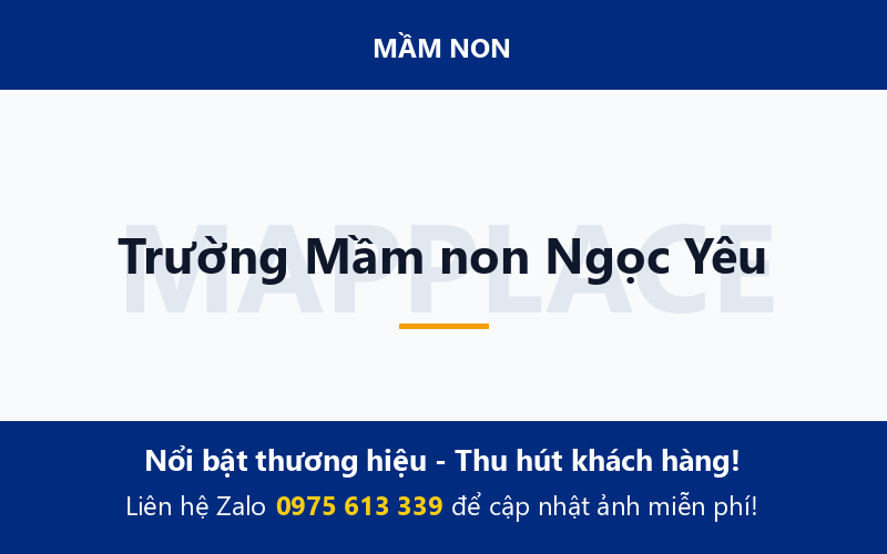 Trường Mầm non Ngọc Yêu