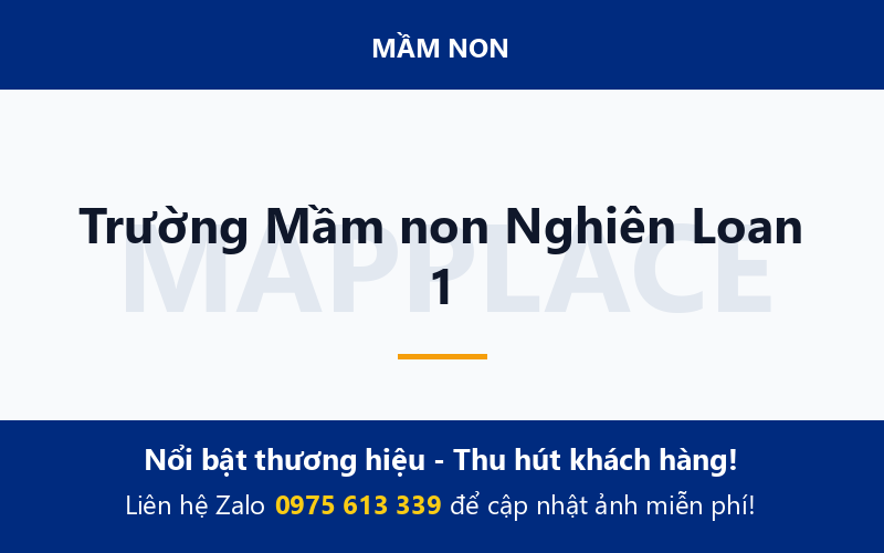 Trường Mầm non Nghiên Loan 1