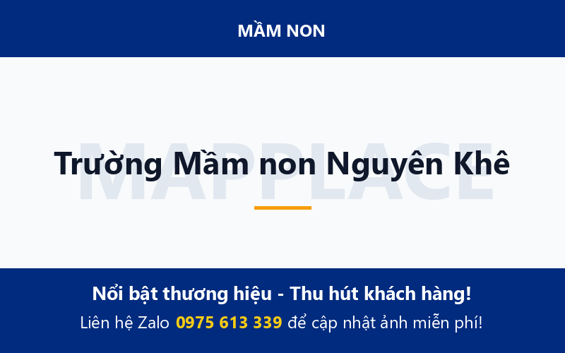 Trường Mầm non Nguyên Khê