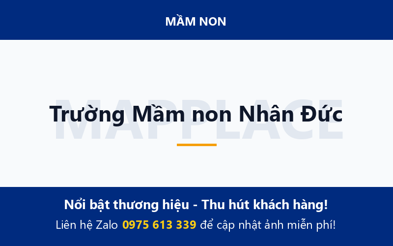 Trường Mầm non Nhân Đức