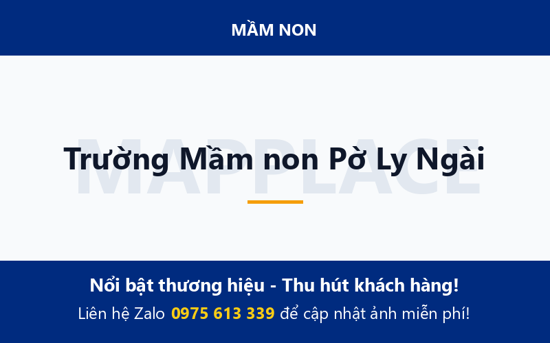 Trường Mầm non Pờ Ly Ngài