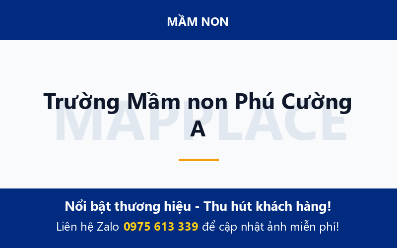 Trường Mầm non Phú Cường A