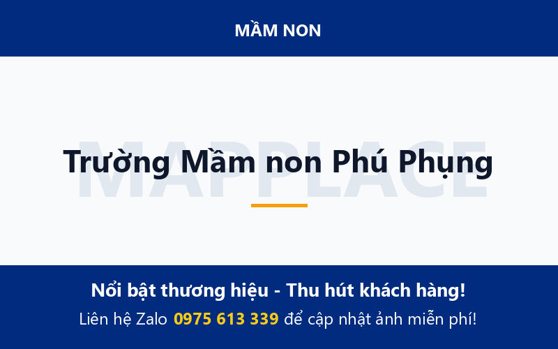 Trường Mầm non Phú Phụng