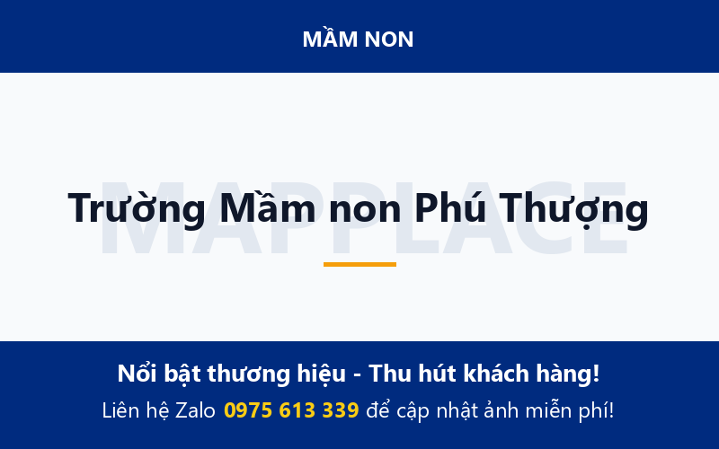 Trường Mầm non Phú Thượng