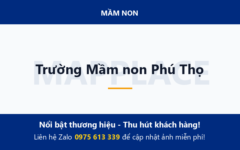 Trường Mầm non Phú Thọ
