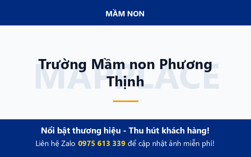 Trường Mầm non Phương Thịnh