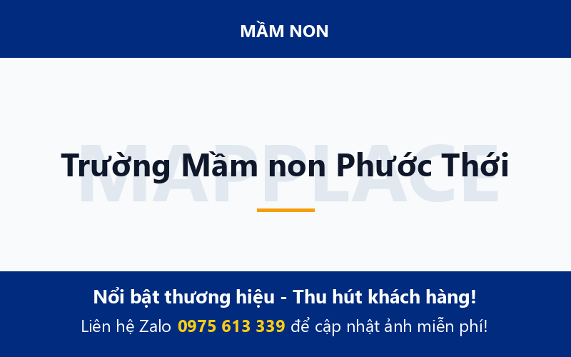 Trường Mầm non Phước Thới