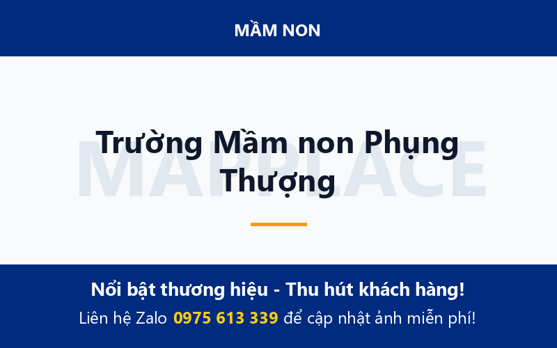 Trường Mầm non Phụng Thượng