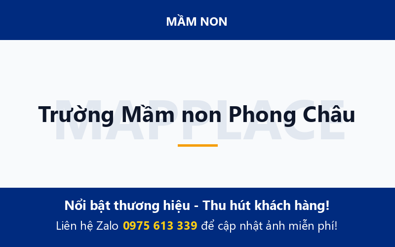 Trường Mầm non Phong Châu