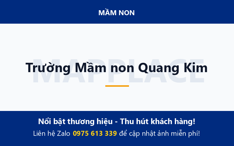 Trường Mầm non Quang Kim