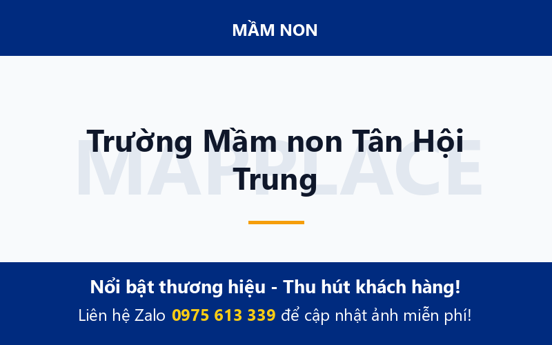 Trường Mầm non Tân Hội Trung