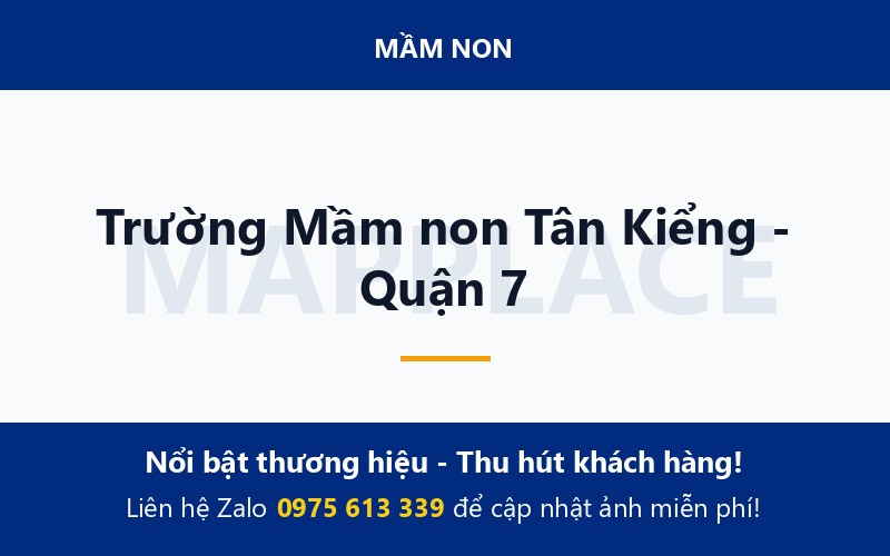 Trường Mầm non Tân Kiểng - Quận 7