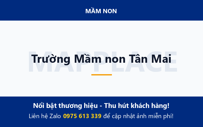 Trường Mầm non Tân Mai