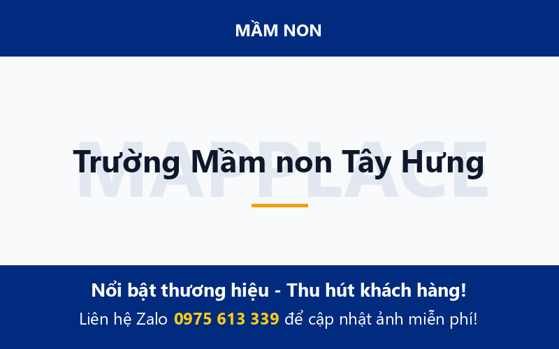 Trường Mầm non Tây Hưng
