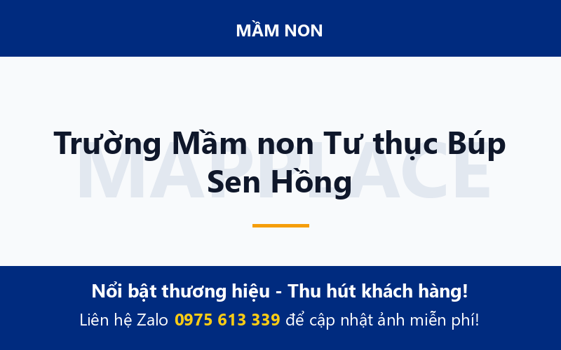Trường Mầm non Tư thục Búp Sen Hồng