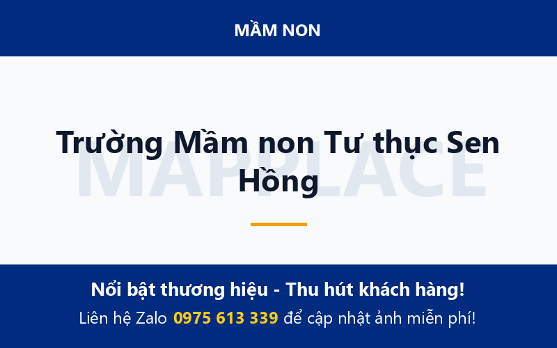 Trường Mầm non Tư thục Sen Hồng