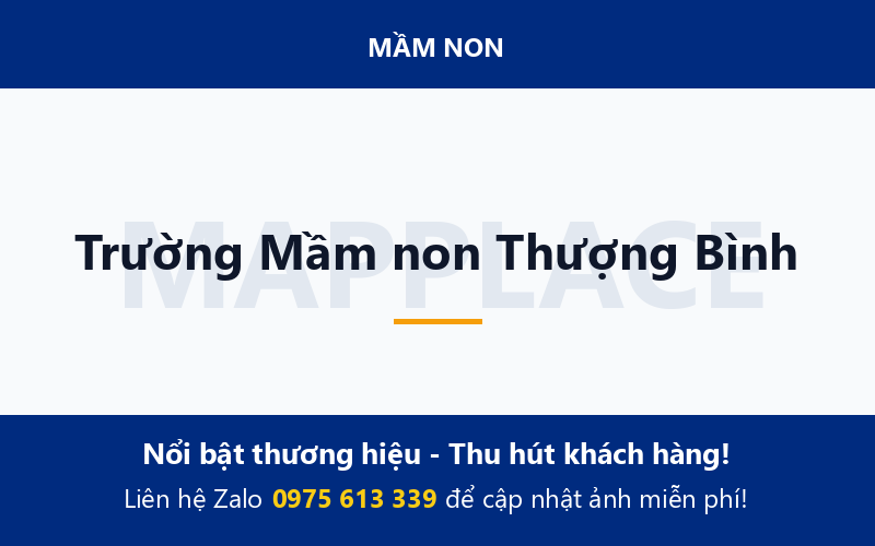 Trường Mầm non Thượng Bình