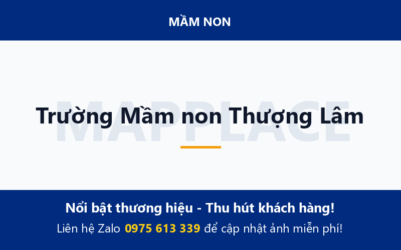 Trường Mầm non Thượng Lâm