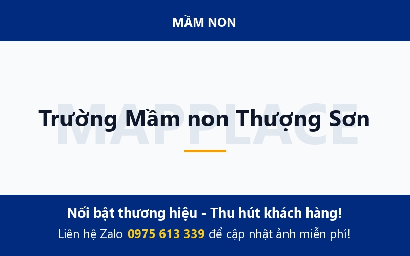 Trường Mầm non Thượng Sơn