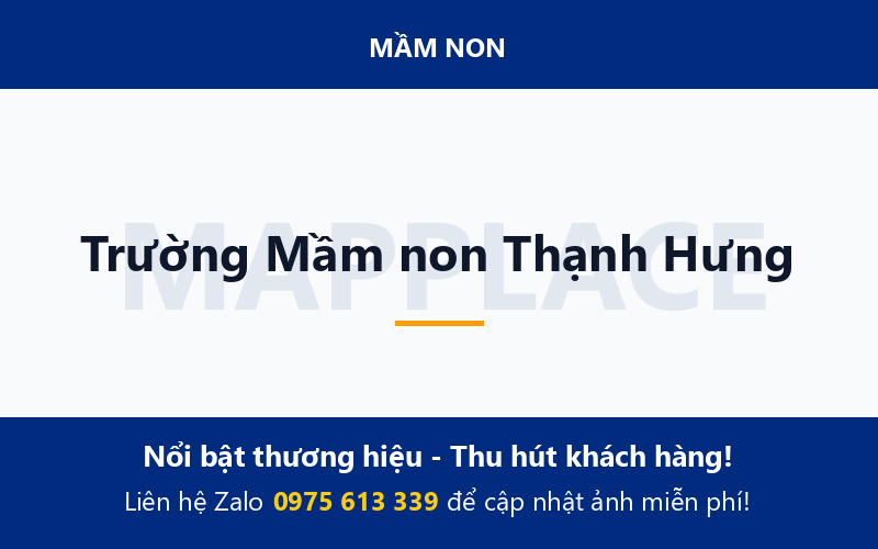 Trường Mầm non Thạnh Hưng