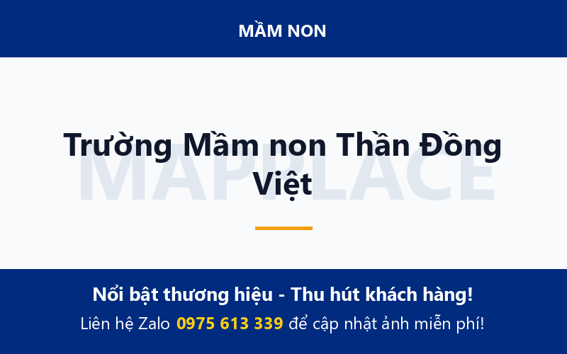 Trường Mầm non Thần Đồng Việt