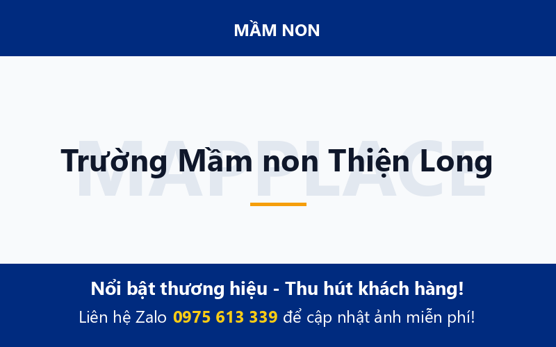 Trường Mầm non Thiện Long