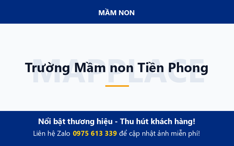 Trường Mầm non Tiền Phong