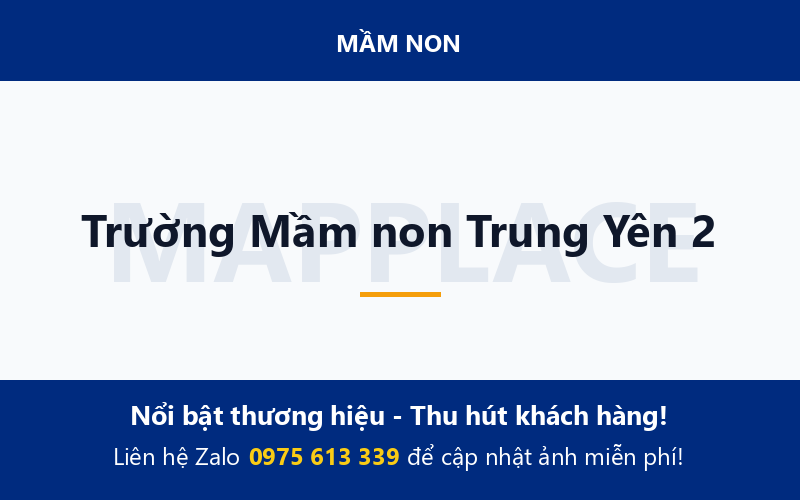 Trường Mầm non Trung Yên 2