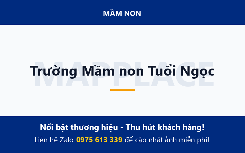 Trường Mầm non Tuổi Ngọc