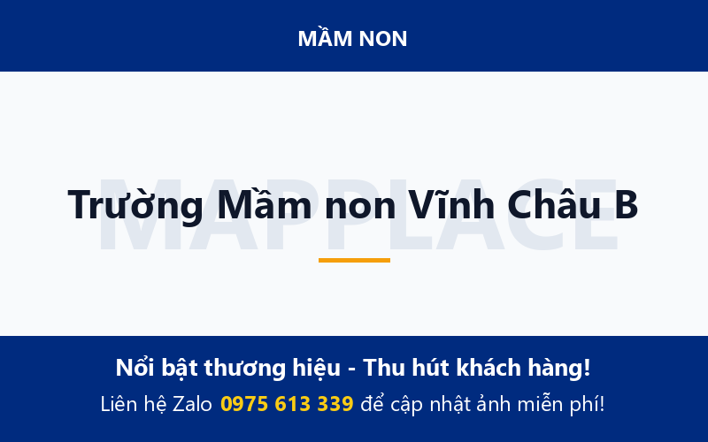 Trường Mầm non Vĩnh Châu B