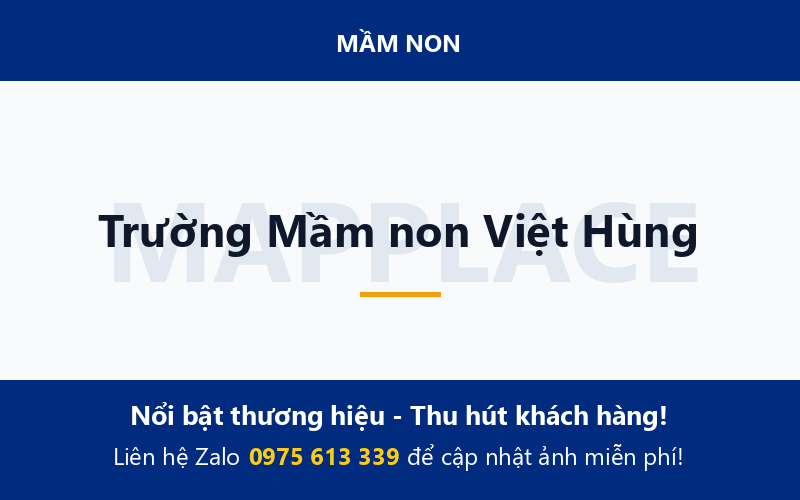 Trường Mầm non Việt Hùng