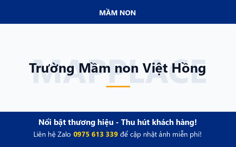 Trường Mầm non Việt Hồng