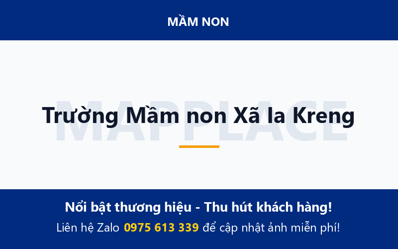 Trường Mầm non Xã Ia Kreng