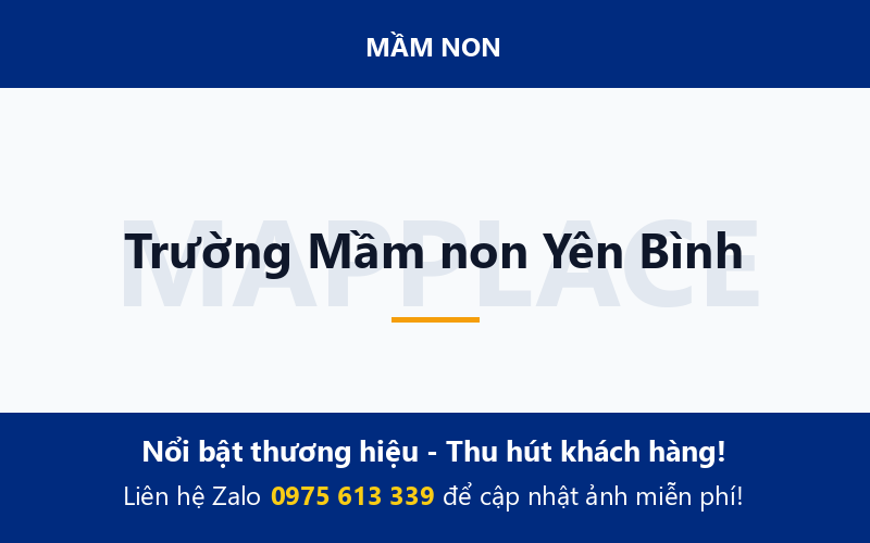 Trường Mầm non Yên Bình