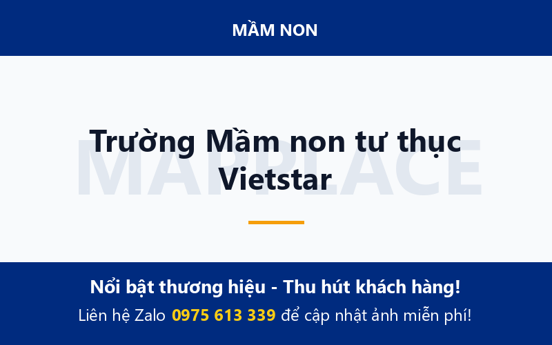 Trường Mầm non tư thục Vietstar