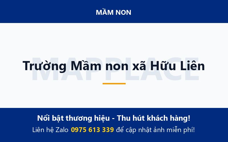 Trường Mầm non xã Hữu Liên