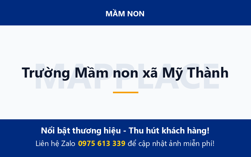 Trường Mầm non xã Mỹ Thành