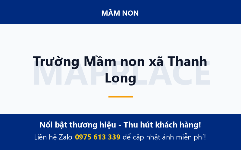 Trường Mầm non xã Thanh Long
