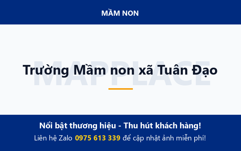 Trường Mầm non xã Tuân Đạo