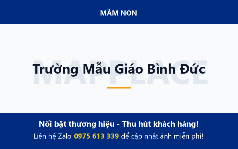 Trường Mẫu Giáo Bình Đức
