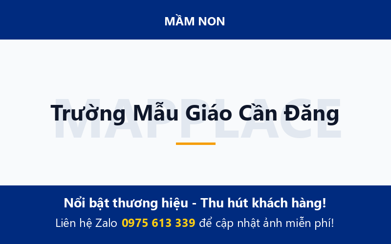 Trường Mẫu Giáo Cần Đăng