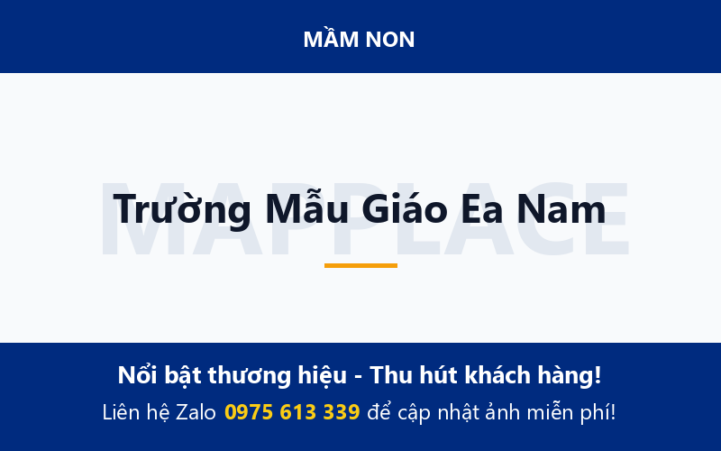 Trường Mẫu Giáo Ea Nam
